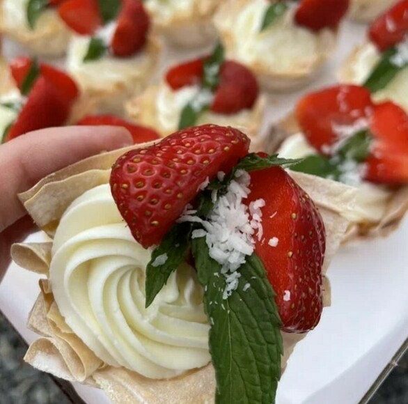 Тарты греческие с маскарпоне Тарты греческие с маскарпоне