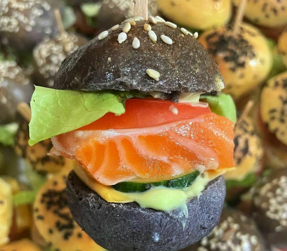 цветные мини бургеры цветные мини бургеры